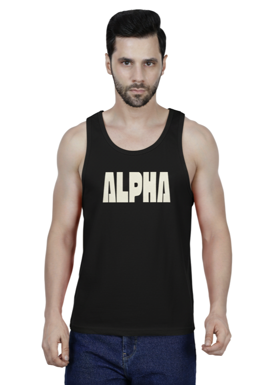 Rising Angel Men’s Gym Vest – Black | Activewear Collection