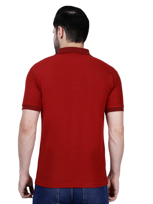 Rising Angel Premium Polo T-Shirt – Maroon