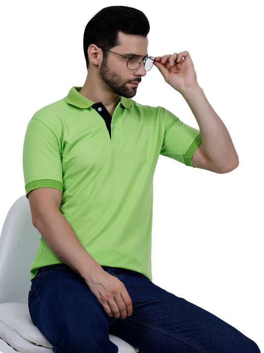 Rising Angel Premium Polo T-Shirt – Green