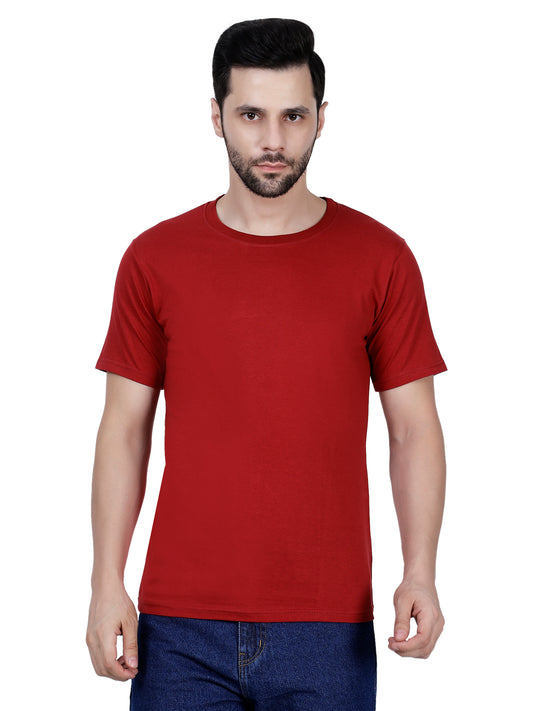 Rising Angel Premium Round Neck T-Shirt – Maroon
