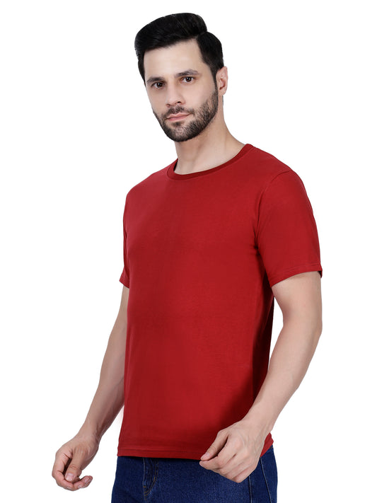 Rising Angel Premium Round Neck T-Shirt – Maroon