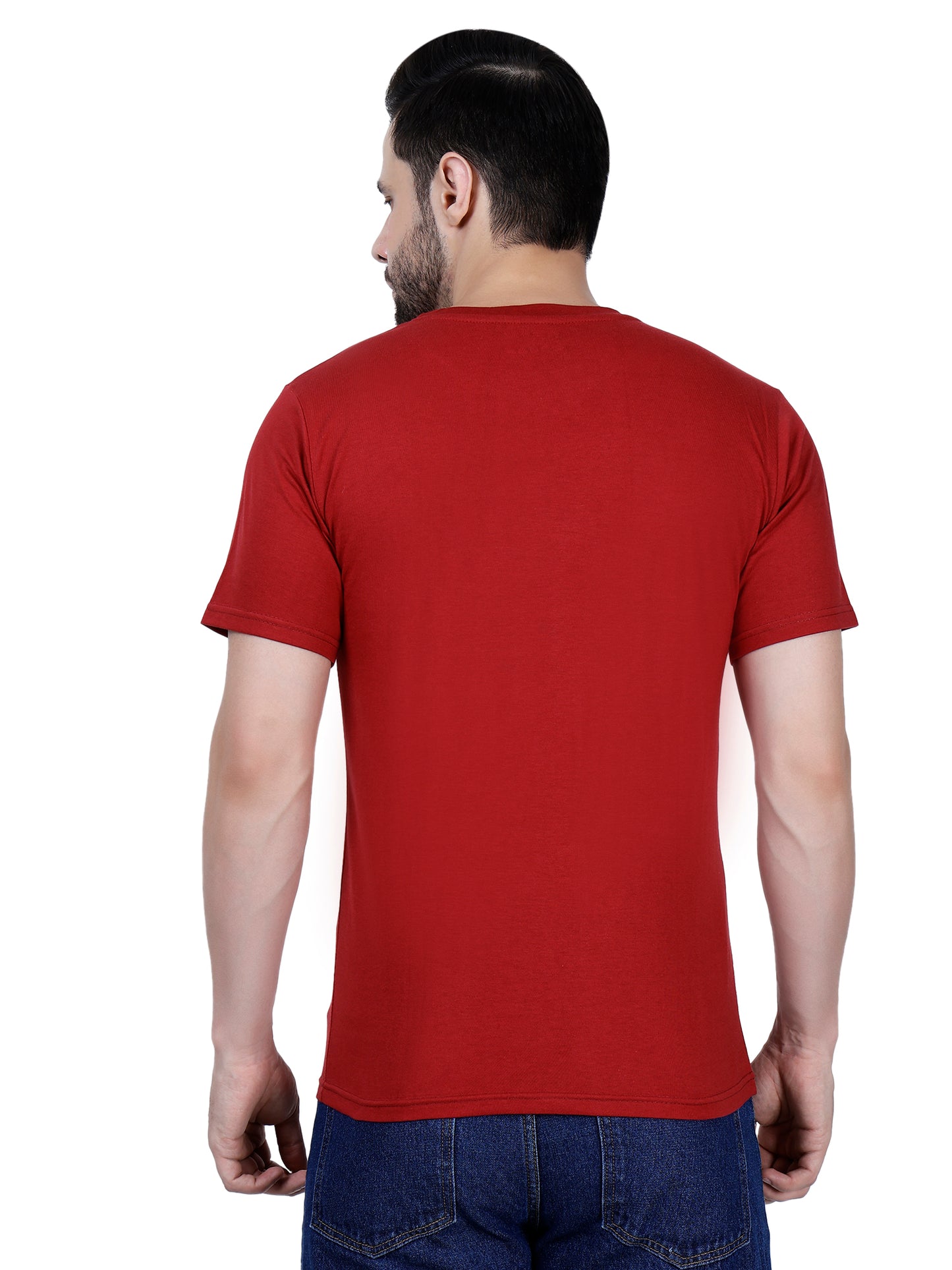 Rising Angel Premium Round Neck T-Shirt – Maroon