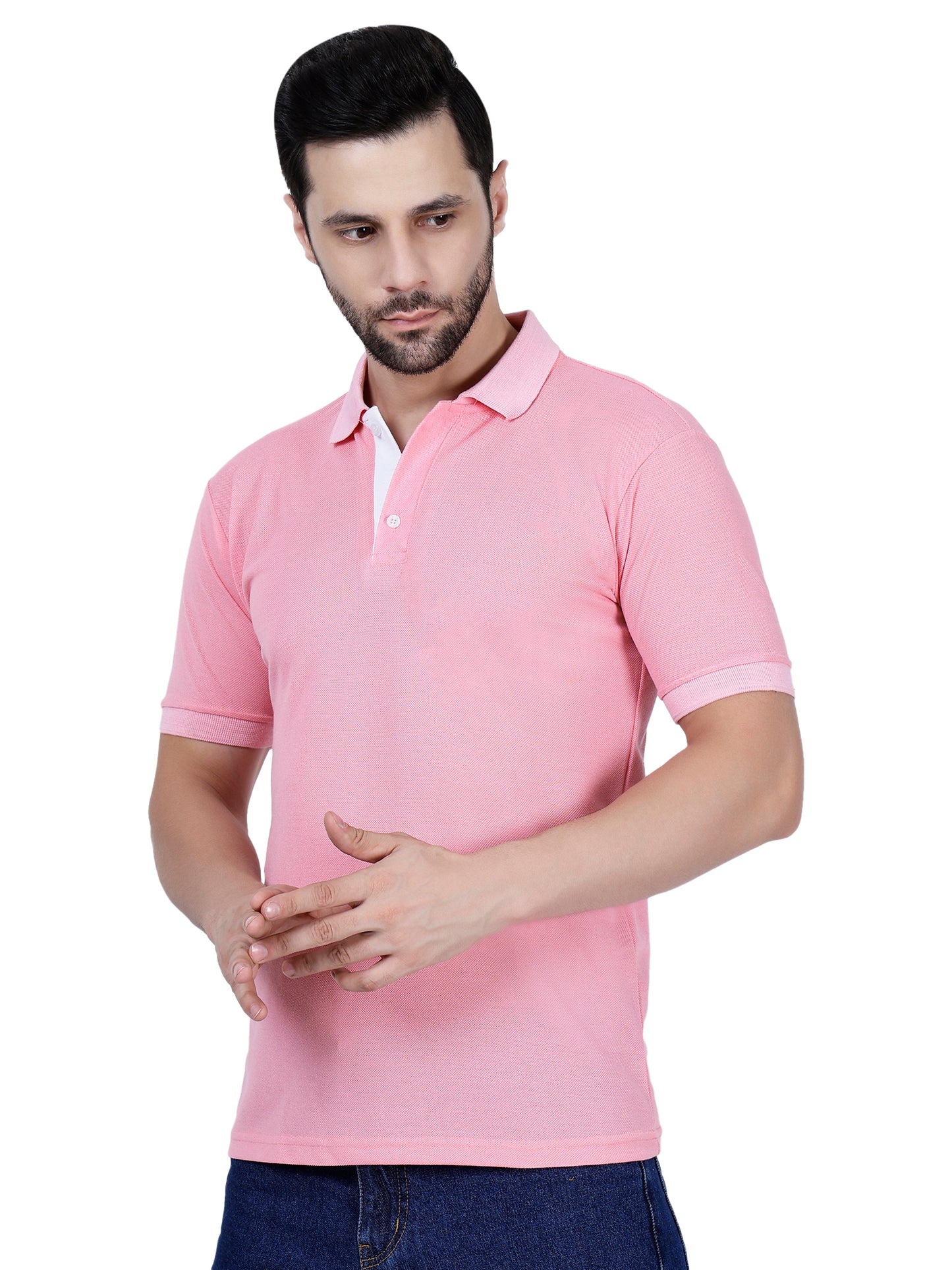 Rising Angel Premium Polo T-Shirt – Pink