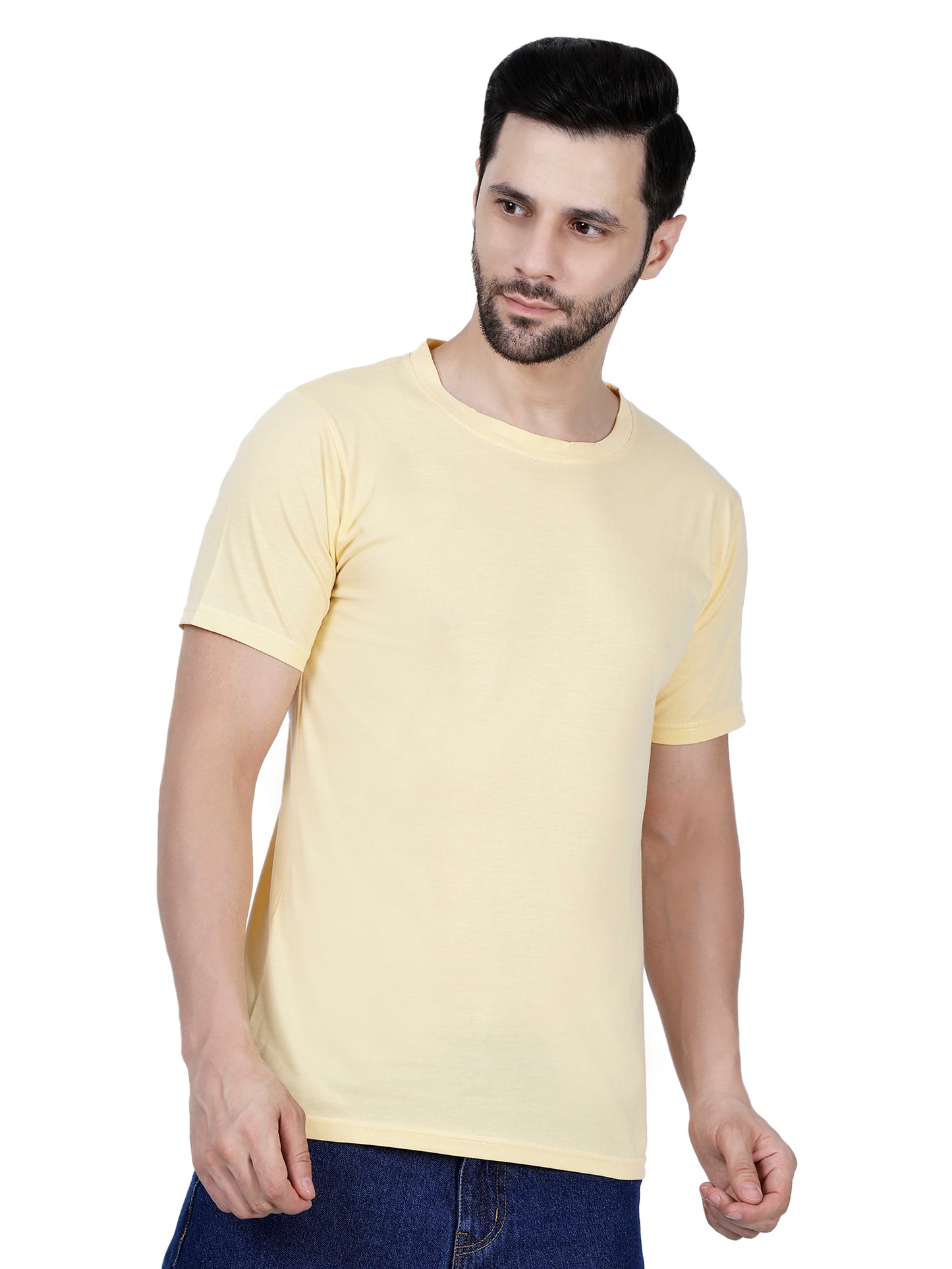 Rising Angel Premium Round Neck T-Shirt – Yellow