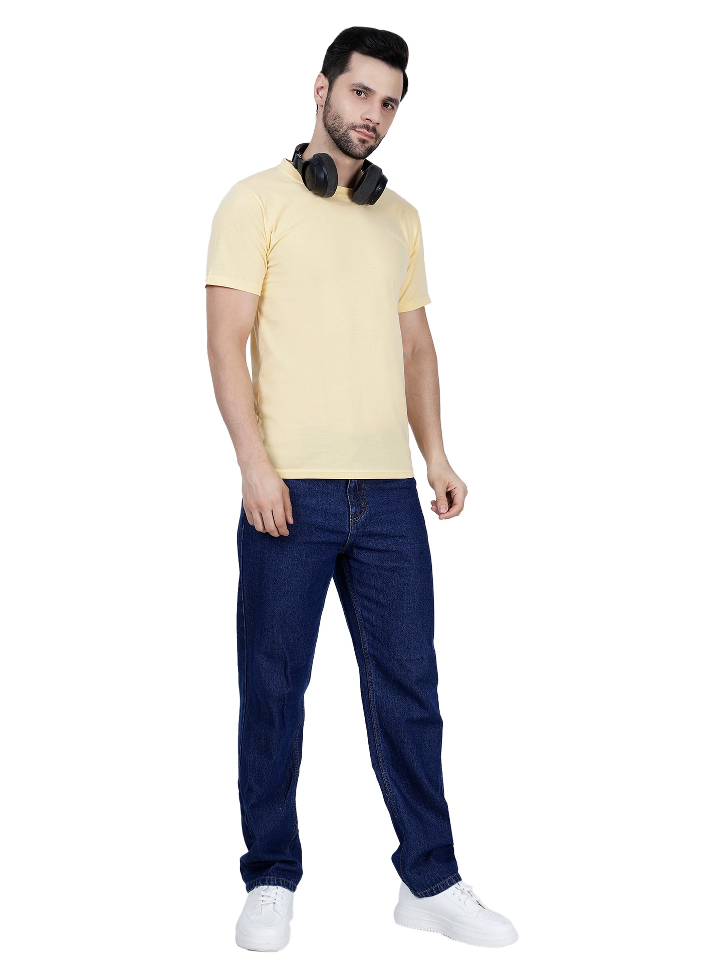 Rising Angel Premium Round Neck T-Shirt – Yellow