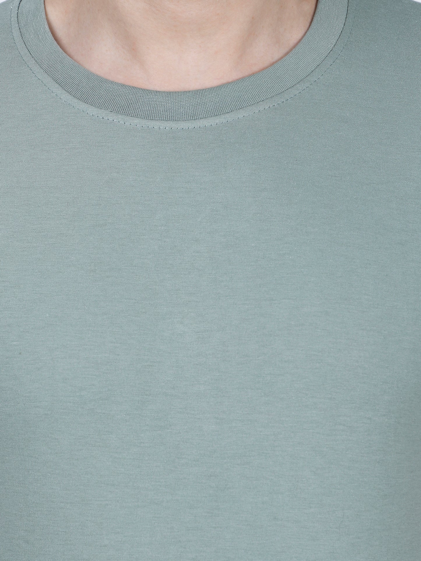 Rising Angel Premium Round Neck T-Shirt – Green