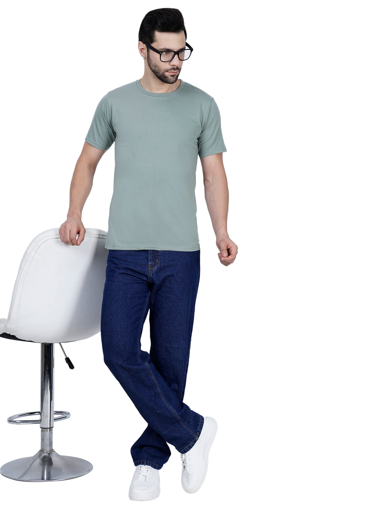 Rising Angel Premium Round Neck T-Shirt – Green