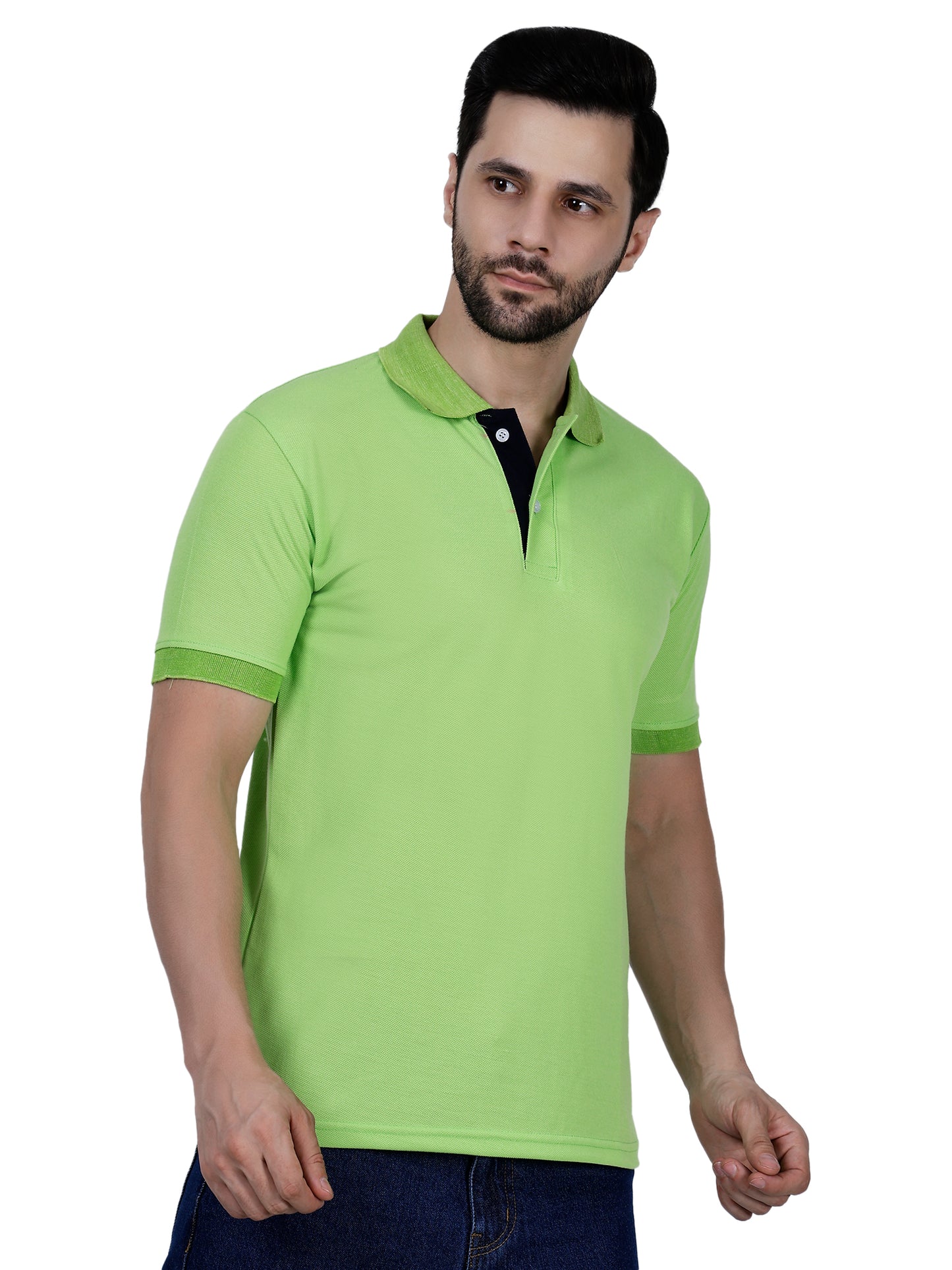 Rising Angel Premium Polo T-Shirt – Green