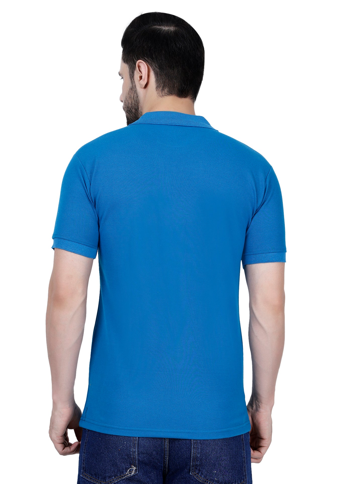 Rising Angel Premium Polo T-Shirt – Blue